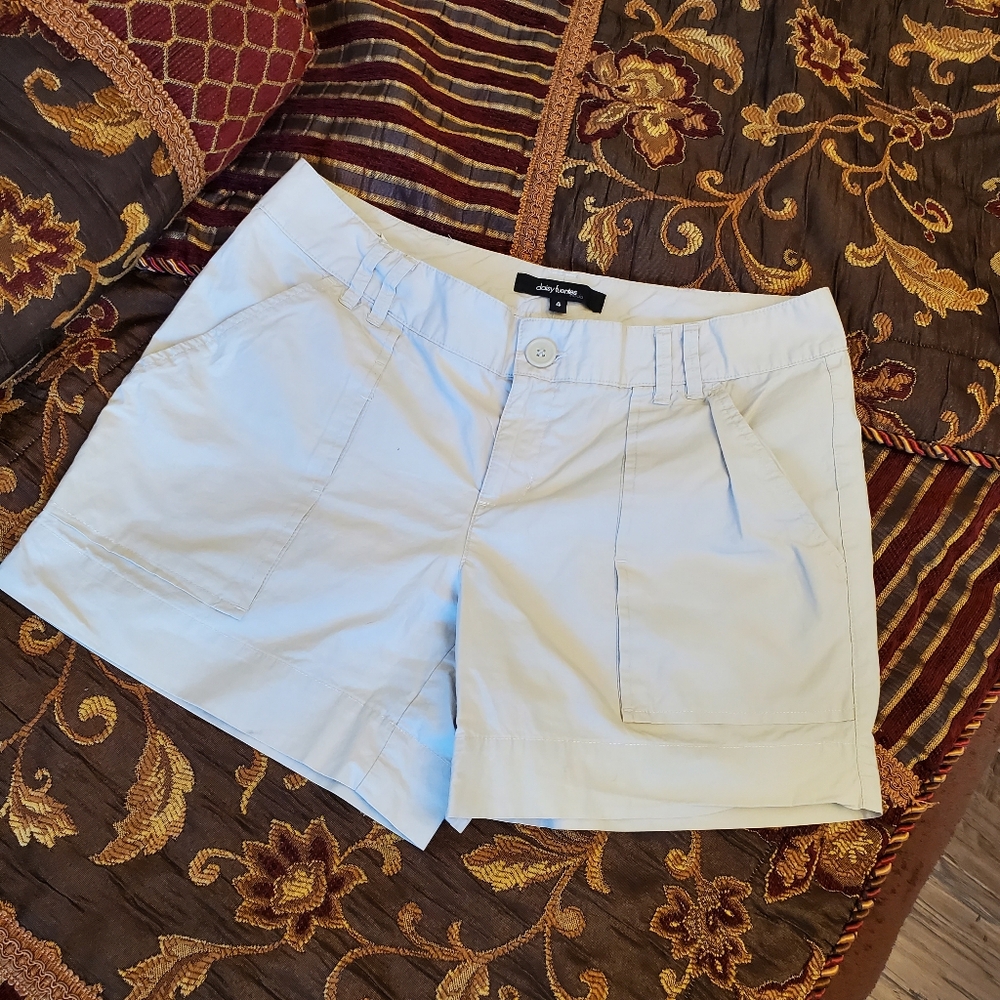 Daisy Fuentes Khaki  Cargo Shorts